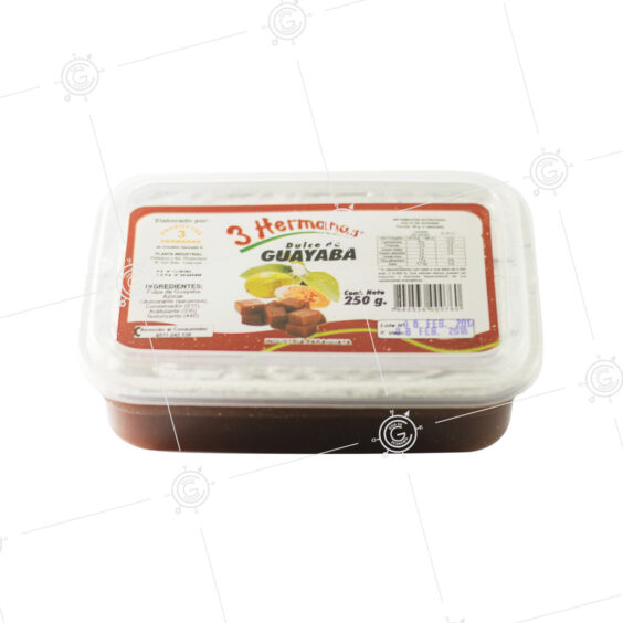 DULCE DE GUAYABA 3 HERMANAS 250GR POT PLAST Casa Grütter