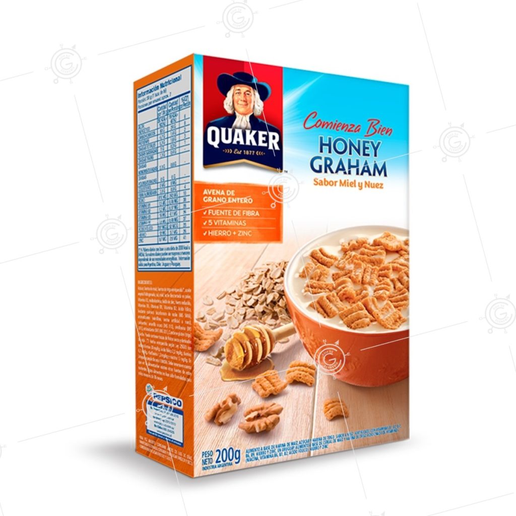 CEREAL QUAKER HONEY GRAHAM 200GR Casa Grütter