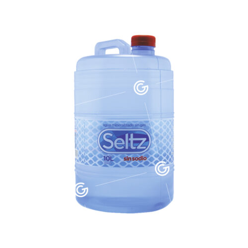 AGUA MINERAL SELTZ SIN SODIO 10 LT. - Casa Grütter