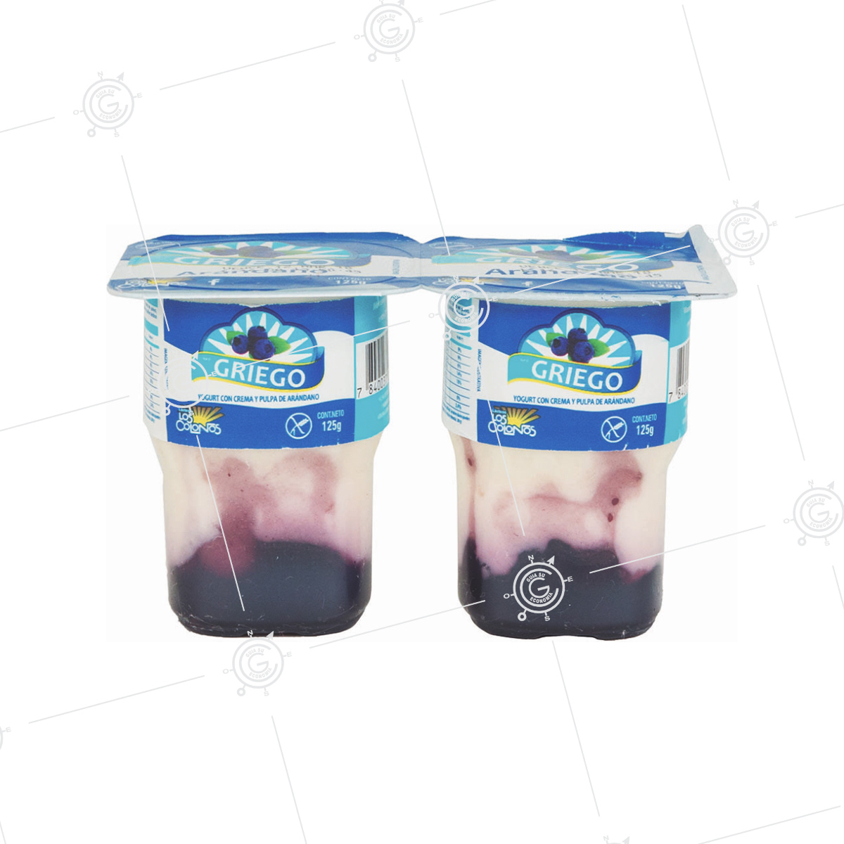 YOGHURT SIN LACTOSA ARANDANO LOS COLONOS 190 GR