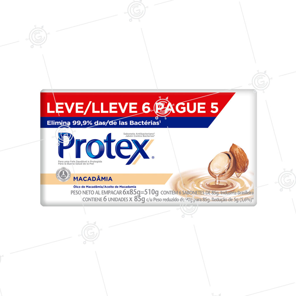 Pack Jabon Protex Macadamia 6 X 85 Gr 24 Casa Grütter 6697